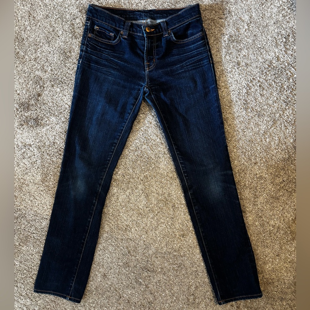 J Brand Dark Blue Skinny Jeans